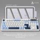 Клавіатура бездротова Ajazz AF98 Plus Glacier Blue (AF98-PLUS-GB) - зображення 10