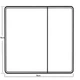 Зеркальный шкафчик Mixxus Premium Olivary CM01-70x70x13 с LED Touch, диммером, регулятором яркости (MI8295) - изображение 2