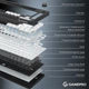 Клавіатура бездротова GamePro Asgard Valhalla Pro Black (MK160B-D-Pro) - зображення 10