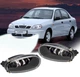 Штатные противотуманные фары LED 70W Daewoo Lanos \ Sens на Ланос и Сенс. Аллюминий четкая граница - изображение 2