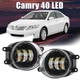 Toyota Camry 40. Протитуманні LED (лэд) фари Тойота Камрі кузов 40, 2006-2011. Доп фари оригінал в бампер. - зображення 1