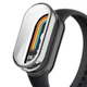 Защитный чехол 2в1 360° Vanfone для Xiaomi Mi Smart Band 8, серебристый (VANAX96001) - изображение 2