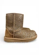 Угги UGG Kids Classic II Glitter Leopard (s/n 1112388K), Коричневый, Размер 36 (US 4), 22 см - изображение 4