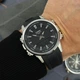 Мужские классические часы Casio AMW-880-1A серебристые с чёрным циферблатом - изображение 2