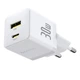 Зарядное устройство Baseus Palm Fast Charger USB-C+USB 30W White (P1011160A213-00) - изображение 1
