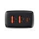 Зарядное устройство Baseus Compact Quick Charger 2xUSB+USB-C PD3.0/QC3.0 30W Black (CCXJ-E01) - изображение 4