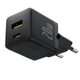 Зарядное устройство Baseus Palm Fast Charger USB-C+USB 20W Black (P10111608113-00) - изображение 1