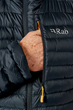 Куртка чоловіча зимова Rab Microlight Alpine Jacket, Beluga, S (RB QDB-12-BE-S) - зображення 4