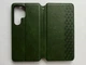 Захисний чохол-книжка WAVE Cubic Rubic Case Green для Samsung Galaxy S25 Ultra зелений, з матової штучної шкіри зі слотами для карт, магнітна застібка - зображення 2