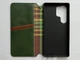 Захисний чохол-книжка WAVE Cubic Rubic Case Green для Samsung Galaxy S25 Ultra зелений, з матової штучної шкіри зі слотами для карт, магнітна застібка - зображення 5