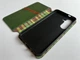 Захисний чохол-книжка WAVE Cubic Rubic Case Green для Samsung Galaxy S25 зелений, з матової штучної шкіри зі слотами для карт, магнітна застібка - зображення 11