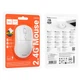 Миша комп’ютерна бездротова HOCO GM42 Platino 2.4G USB-адаптер 800/1200/1600 dpi Біла (17611) - зображення 5