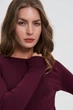 Лонгслів жіночий MOODO 4803 M бордо - изображение 2