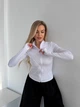 Жіноча еластична кофта на блискавці Uaclothes 48 Білий (like36434-168601367) - изображение 1