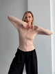 Жіноча еластична кофта на блискавці Uaclothes 42 Бежевий (like36436-168621364) - изображение 2
