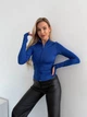 Жіноча еластична кофта на блискавці Uaclothes 48 Синій (like36442-168681367) - изображение 1