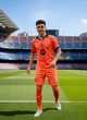 Підліткова футбольна форма FC Barcelona Lamine Yamal №10 персикова (новий сезон) – комплект 22 (125-130см) - зображення 1