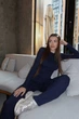 Жіночий прогулянковий костюм (кофта+штани) Uaclothes 42-44 Синій (like36428-168551349) - изображение 3