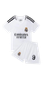Детская футбольная форма Real Madrid Килиан Мбаппе №9, футболка + шорты (домашняя) 26(140-145см) - изображение 3