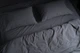 Комплект постельного белья SoundSleep Stonewash Adriatic Dark Gray евро серый (92370777) - изображение 4