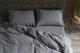 Комплект постельного белья SoundSleep Stonewash Adriatic Dark Gray евро серый (92370777) - изображение 14