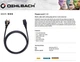 Кабель питания OEHLBACH Powercord C13 CEE7/7 Black 5m - изображение 3