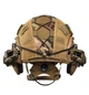 Шолом військовий балістичний тактична захисна каска куленепробивна FAST Helmet NIJ IIIA тактичні активні навушники Walkers + сумка для шолому койот - зображення 10