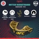 Капа OPRO Gold UFC доросла (вік 11+) Black/Gold (art.102516001) - изображение 2