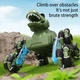 Трюковая машинка Динозавр RC 2209 на радиоуправлении 8 колесный робот трансформер с паровым эффектом светом и звуковыми сигналами для активных игр детей - изображение 6