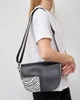 Сумка женская «Джилл» зебра с черным - изображение 1