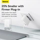 Адаптер - блок на 3 порта - зарядное Baseus Gan5 Pro Fast Charger 140W (CCGP100202) + кабель C to C - изображение 6