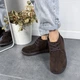 Жіночі черевики низькі замшеві ITstyle Коричневі 39 25 (7083) - зображення 9