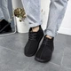 Женские ботинки низкие замшевые ITstyle Черные 39 25 (7083) - изображение 8