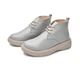 Женские кожаные ботинки низкие ITstyle Серые 37 24.3 см (7001/ХЗ) - изображение 7