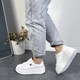 Женские кеды низкие ITstyle Белые 37 23.5 см (50712) - изображение 10