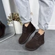 Женские ботинки замшевые низкие ITstyle Коричневые 39 25.5 см (7001/79) - изображение 7