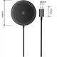 Зарядний пристрій Essager 2-in-1 wireless charger 15 W black (EWXCX-CF01-Z) - зображення 4