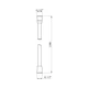 Шланг для душу Kroner Element 2860912915Z-3801 - зображення 2