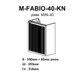 Тумба Fabio (кашемир) с умывальником MINI 40 см (консольная) ручка черная - изображение 7