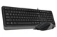 Комплект Fstyler Sleek Multimedia Comfort F1010, Black/Grey, клавиатура+мышь A4Tech (teh0020657) - изображение 3