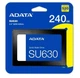 Твердотельный накопитель SSD 240Gb, Ultimate SU630, SATA3, 2.5", 3D QLC, 520/450 МБ/с ADATA 000332359 - изображение 2