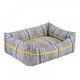 Лежанка для Собак и Котов BronzeDog Comfort Прямоугольная Серая 50 х 70 см (1032111) - изображение 1