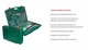 Набор инструмента 158 предметов 1/4", 1/2" HANS (TK-158V) - изображение 3