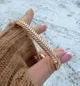 Браслет Xuping панцирное плетение женский (17–19 см, позолота 18K) 50-008 - изображение 2