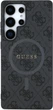 Etui Guess Leather 4G Colored Ring Classic Logo MagSafe do Samsung Galaxy S25 Ultra Black (3666339441715) - obraz 3