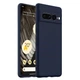 Чехол Fiji Full Soft Premium для Google Pixel 7 Pro противоударный бампер с микрофиброй Dark Blue - изображение 1