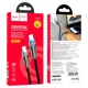 Кабель Hoco U122 Type-C-Type-C PD60W (3A) 1.2м нейлоновий з підсвічуванням для швидкого заряджання та передачі даних Black - зображення 4