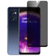 Захисне скло Fiji Privacy для Oppo Find X5 Lite антишпигун Anti-peeping повне проклеювання чорний - зображення 1