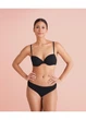 Женский бюстгалтер с косточками черный 80C - изображение 2