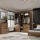 Шкаф распашной комбинированый №3 Light 2000x500x2200 Дуб эвок прибрежный (GALTK0310000000) - изображение 4